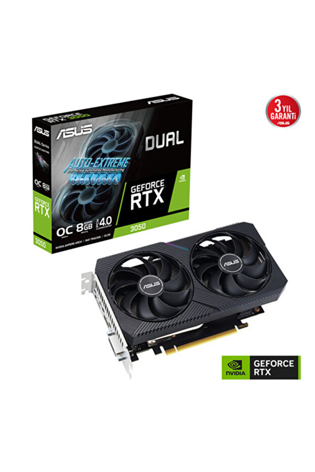Dual-Rtx3050-O8G-V2 Oc Edition 8Gb Gddr6