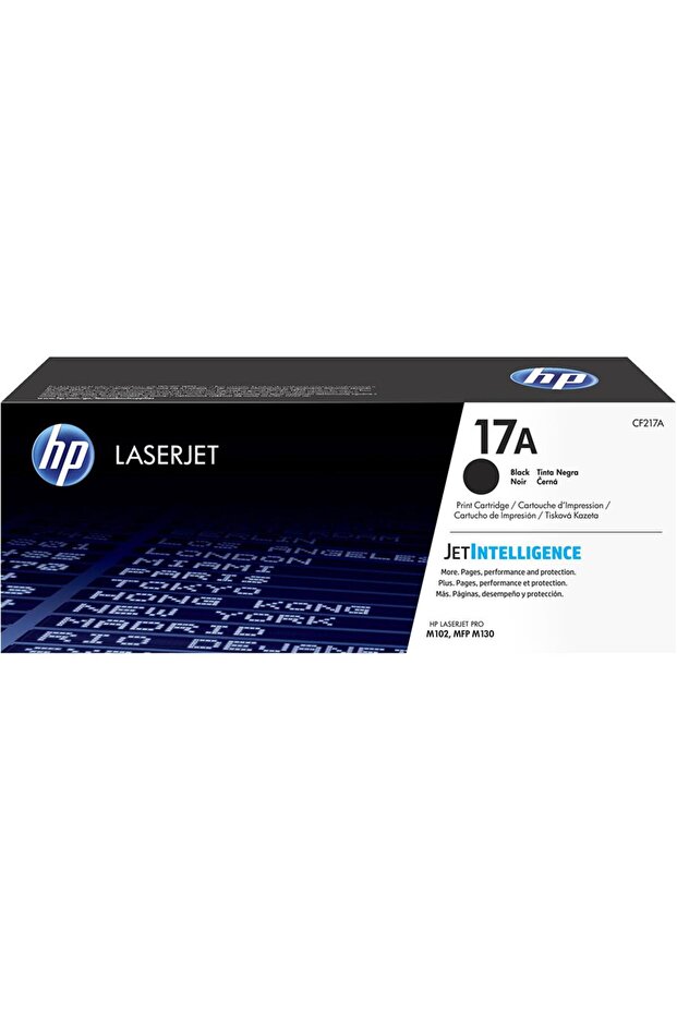 حبر HP 17A أسود أسود 1600 صفحة CF217A
