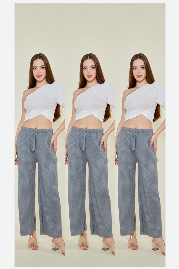 Comfortable Pajama Bottoms 3 Pieces, Ribbed and 3 Pack Pajama Bottoms
