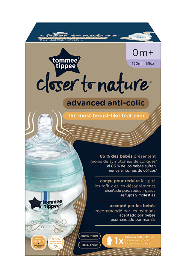 Tomme Tippee 150 ml 0m Anticolic Biberon - 5