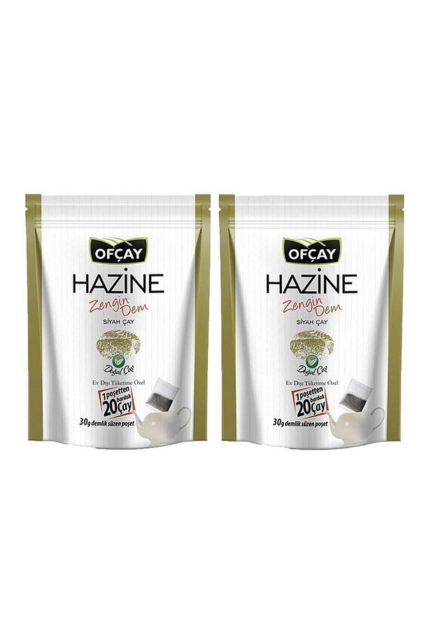 Hazine Zengindem 30 X 30gr Eko Demlik Poşet Çay X 2 Adet - 1
