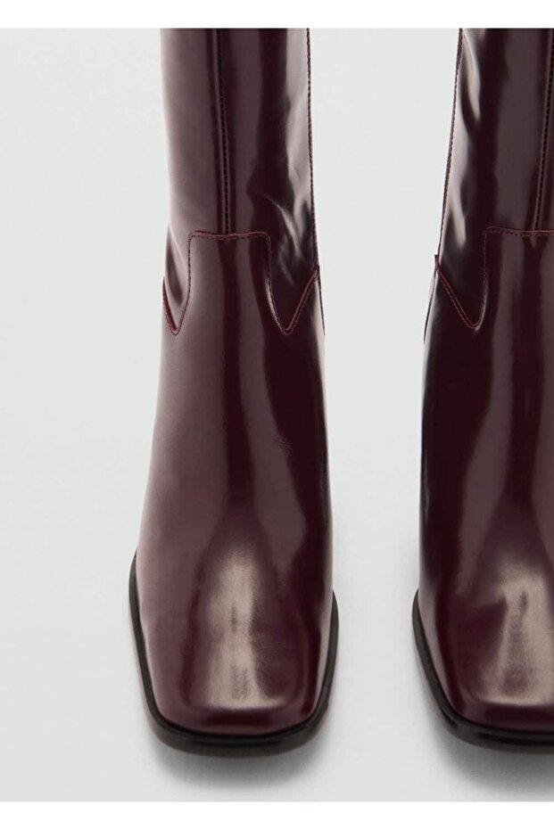 Bőr csizma cipzárral - 6