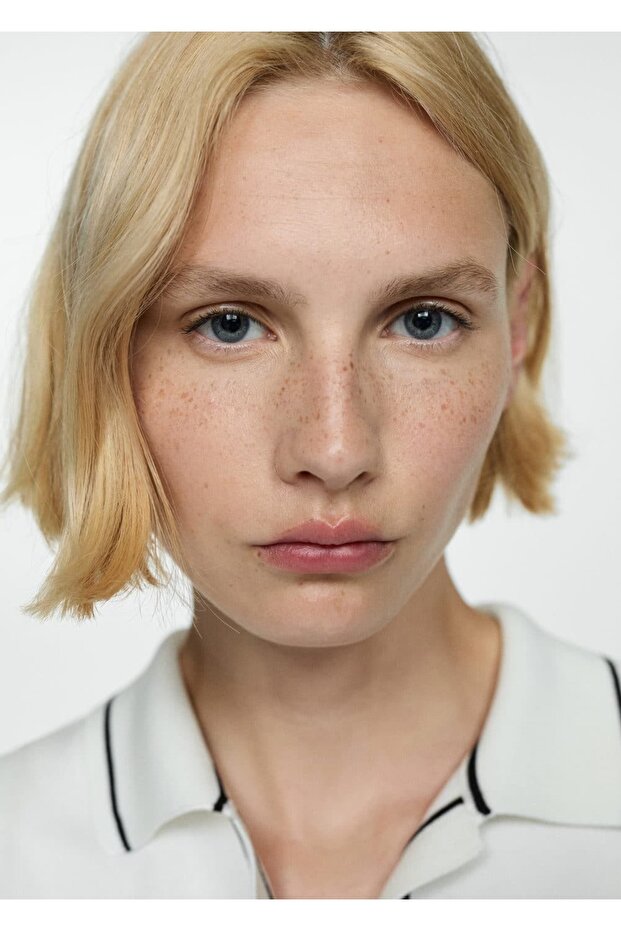 Polo yaka triko bluz - 6