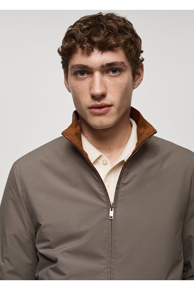 Çift Taraflı Su Itici Kapitone Ceket - 7