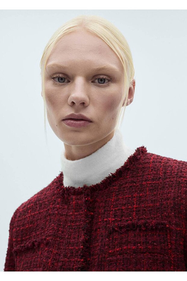 Dikişsiz tüvit ceket - 8