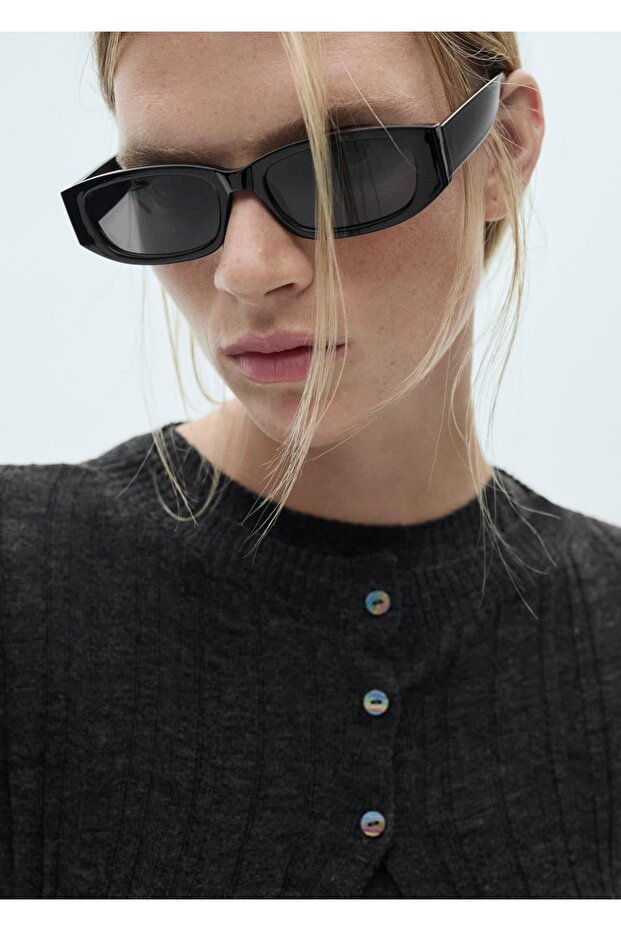 Düğmeli Triko Hırka - 7