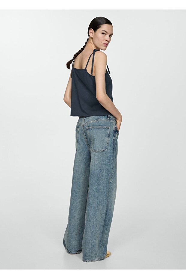 Bestickte Baumwollbluse - 4