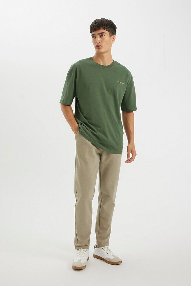 Jogger Kışlık Pantolon Basic Düz Beli Bağcıklı Cepli Düz Paça C6022ax24au - 3