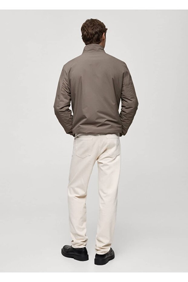 Çift Taraflı Su Itici Kapitone Ceket - 4