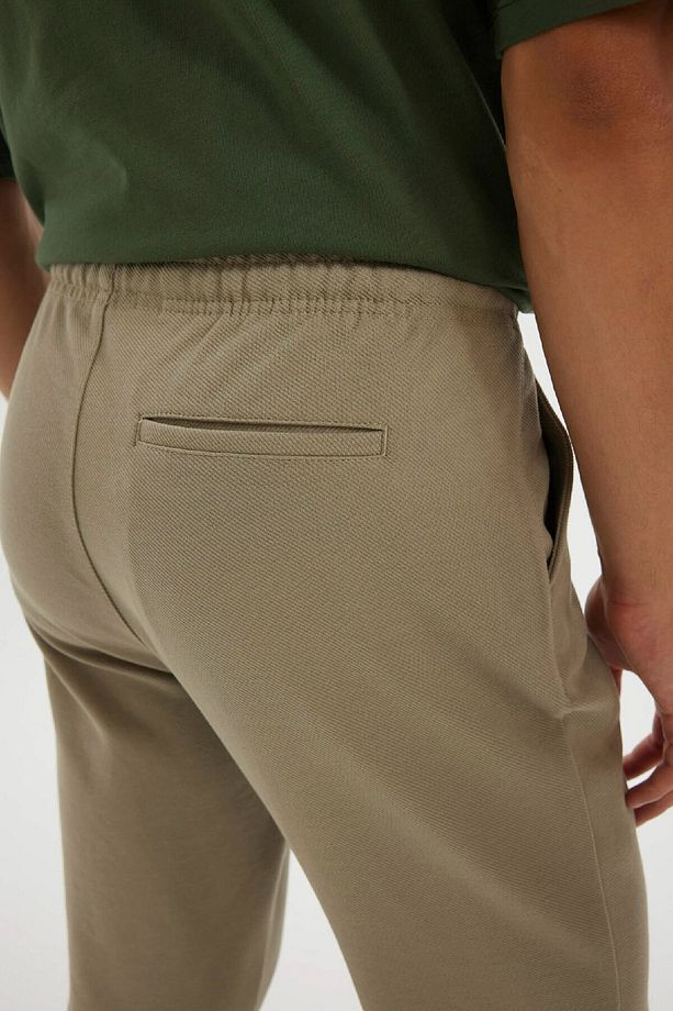 Jogger Kışlık Pantolon Basic Düz Beli Bağcıklı Cepli Düz Paça C6022ax24au - 6