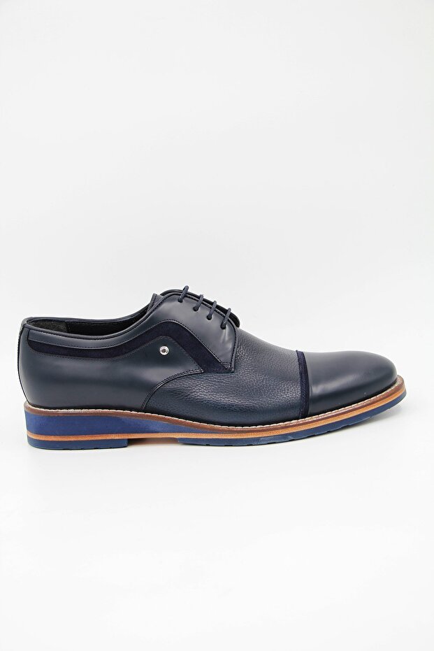 00600-254 Men's Classic Shoes - Navy Blue