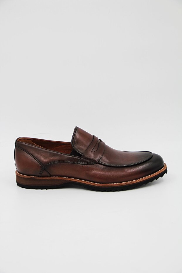 152001 Men's Classic Shoes - Brown