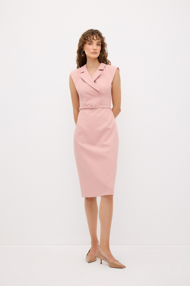 V Yaka Dar Elbise - 1