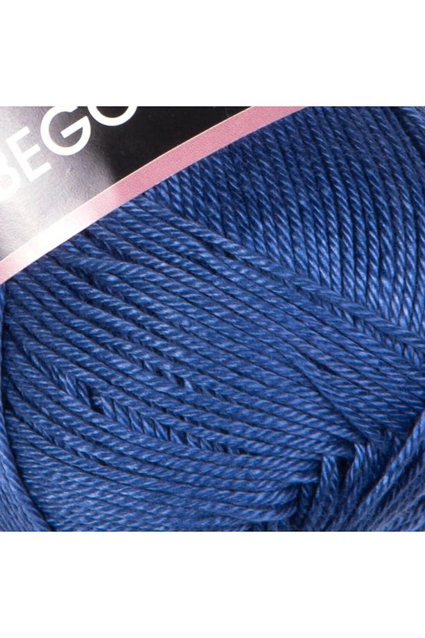Begonıa - Merserize El Örgü Ipi Kot Mavisi-0154 - 2