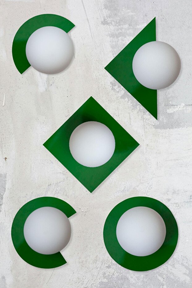 Üçgen Aplik Yeşil - 2