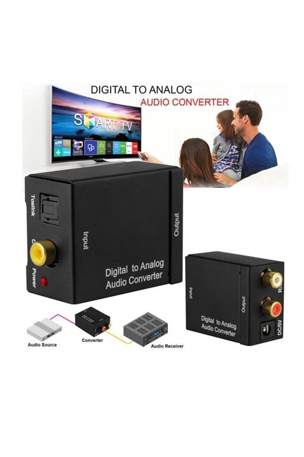 2023 Dijital To Analog Optik Tos Ses Dönüştürücü Çevirici - 4