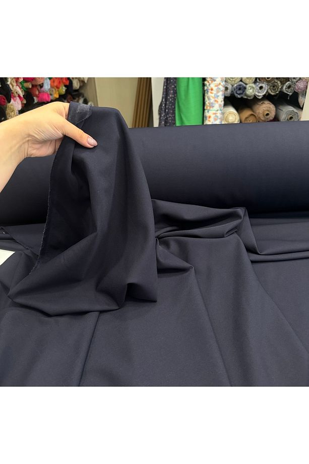 Double (Dabıl) Krep Kumaş En Boy Çift Taraflı Likra Esnek En 150 cm - 1