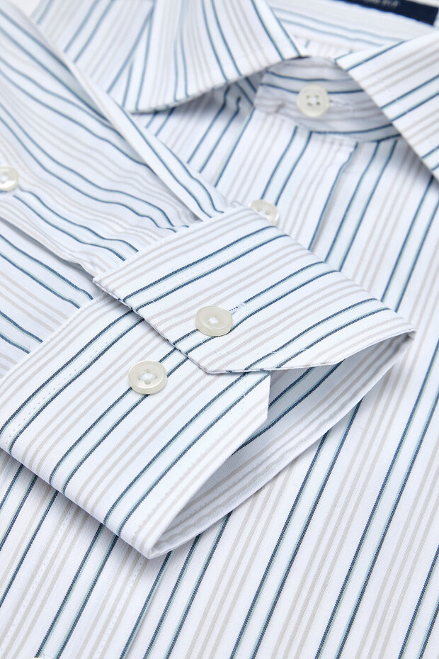 Yeşil Bej Gömlek - 3