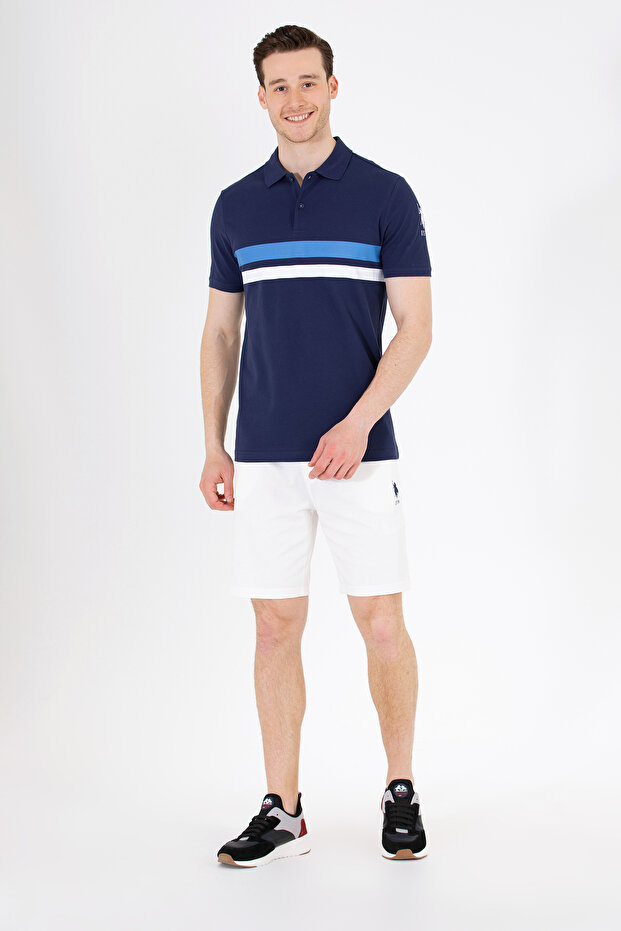 Men's Ecru Knitted Shorts 50263423-Vr019