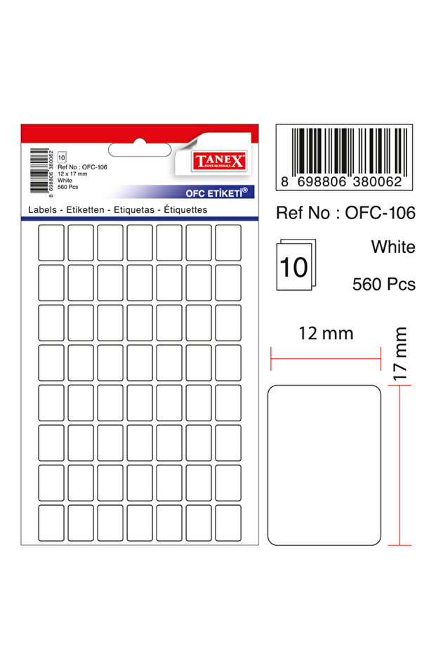 ملصق مكتب أبيض Ofc-106