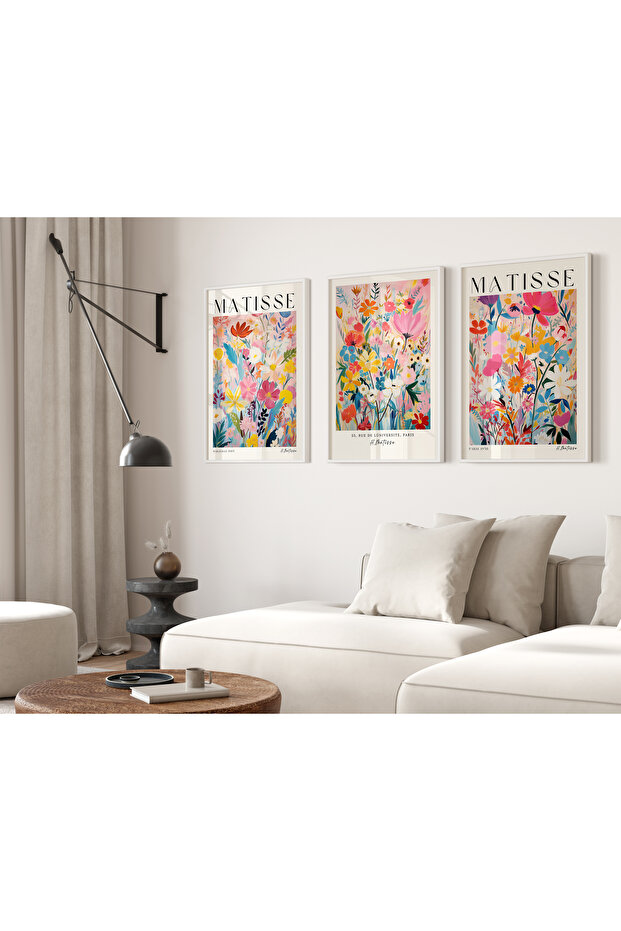 Çerçeveli Tablo Seti, Modern Tablo, 3 Parça Tablo - 1