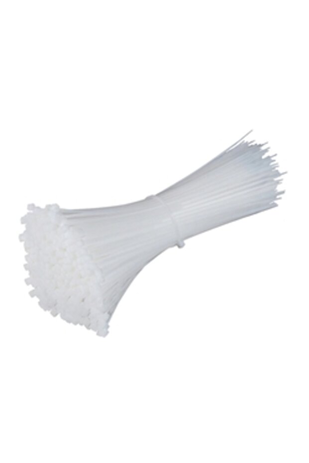 PLASTIC SPOKE CLAMP 100 PIECES WHITE 2.5X100MM