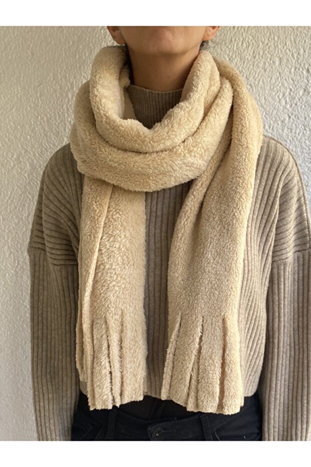 Peluş Kaşkol Atkı - 3