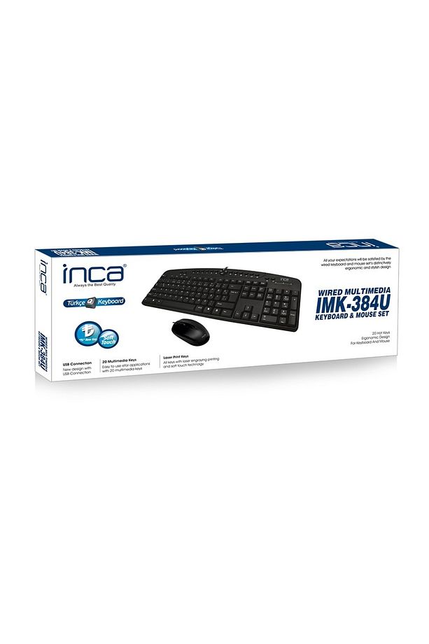Imk-384u Usb Q Klavye&-mouse Set,siyah - 5