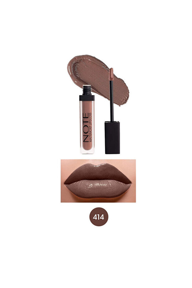 Mat Lipgloss 414 Pinky Milk - 2