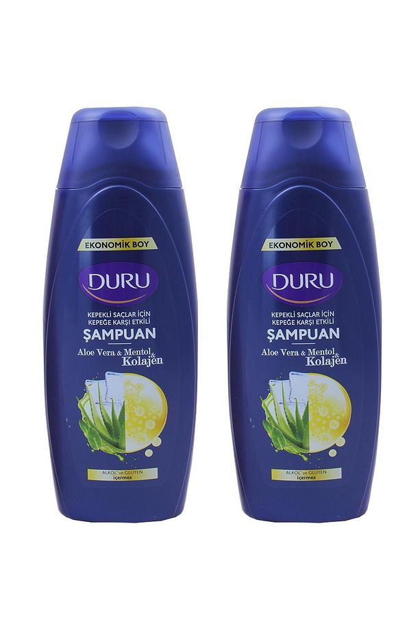 Aloe Vera Mentol Kolajen Kepeğe Karşı Şampuan 700 ml 2 Adet - 1