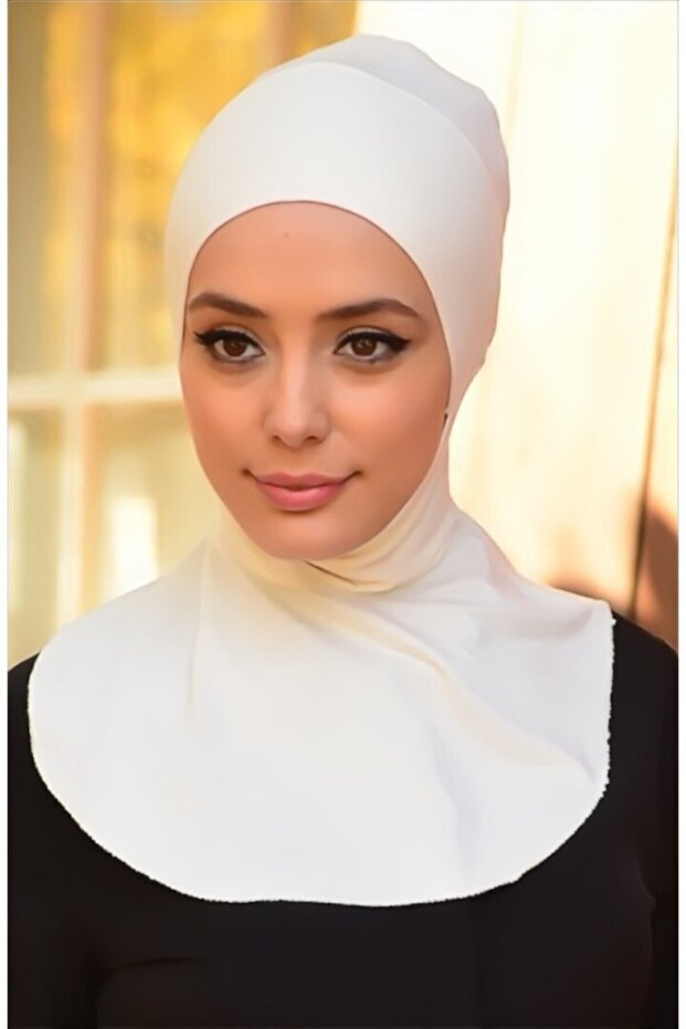 Women's Cream Neck Collar Inner Bonnet