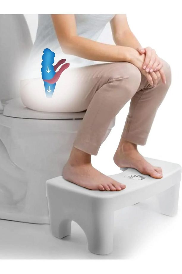 Katlanır Tabure - Portatif Çömelme Banyo Klozet Taburesi - Kaymaz Taban Yetişkin ve Çocuk Basamağı - 3