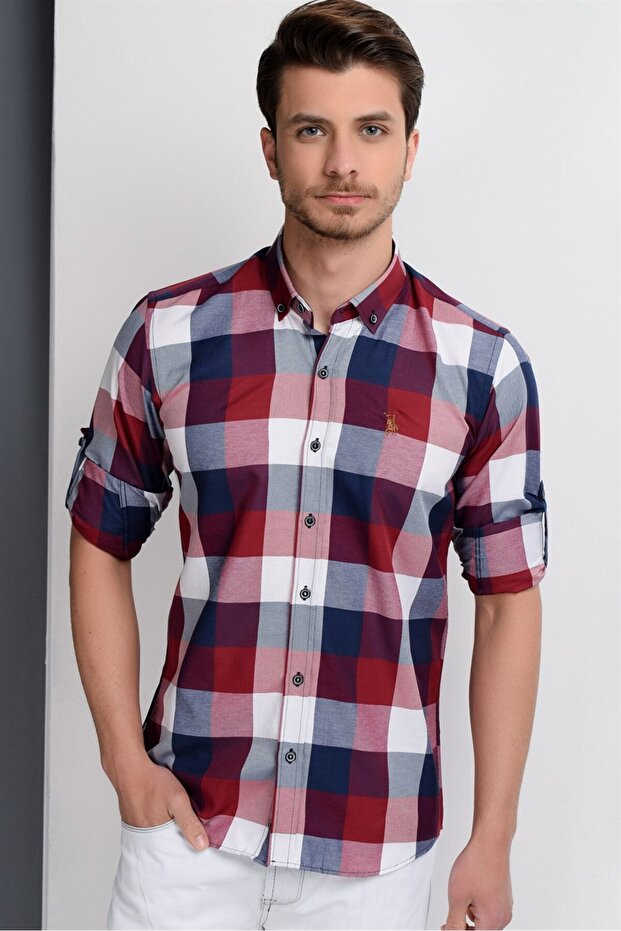 Men's Black Shirt Long Sleeve Breathable Easy-Iron Four Seasons Casual Shirt