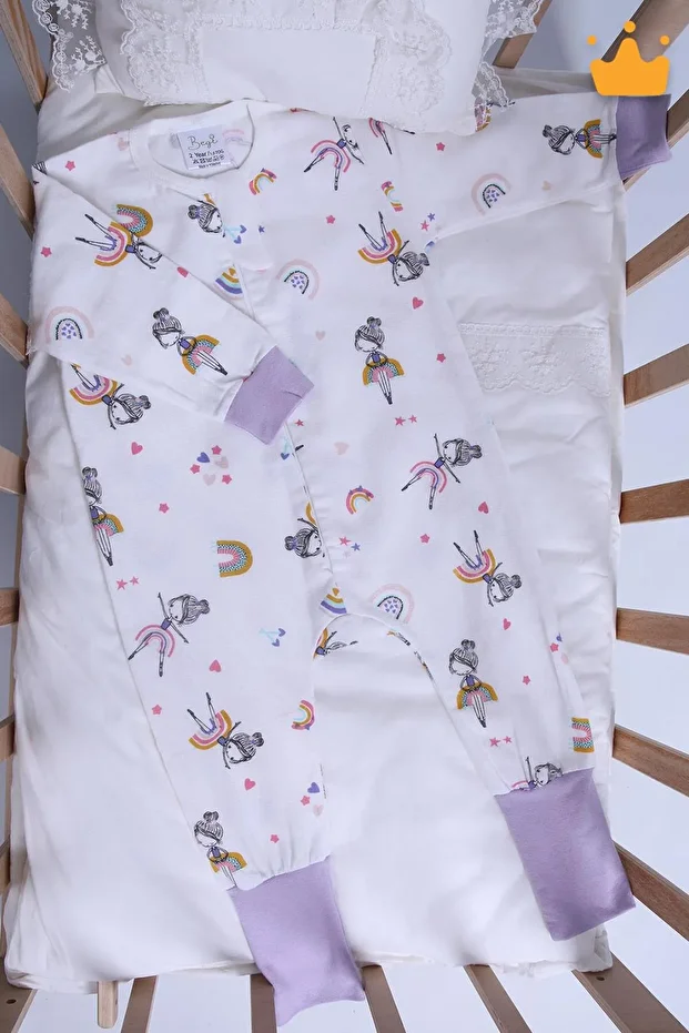 2-8 Yaş 1 Tog Pazen Çocuk Uyku Tulumu Unisex Uzun Kollu Uyku Tulumu - 4