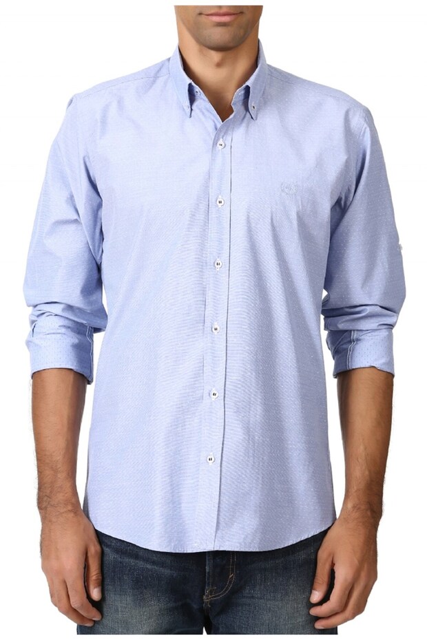 G581 GÖMLEK-MAVİ - 4