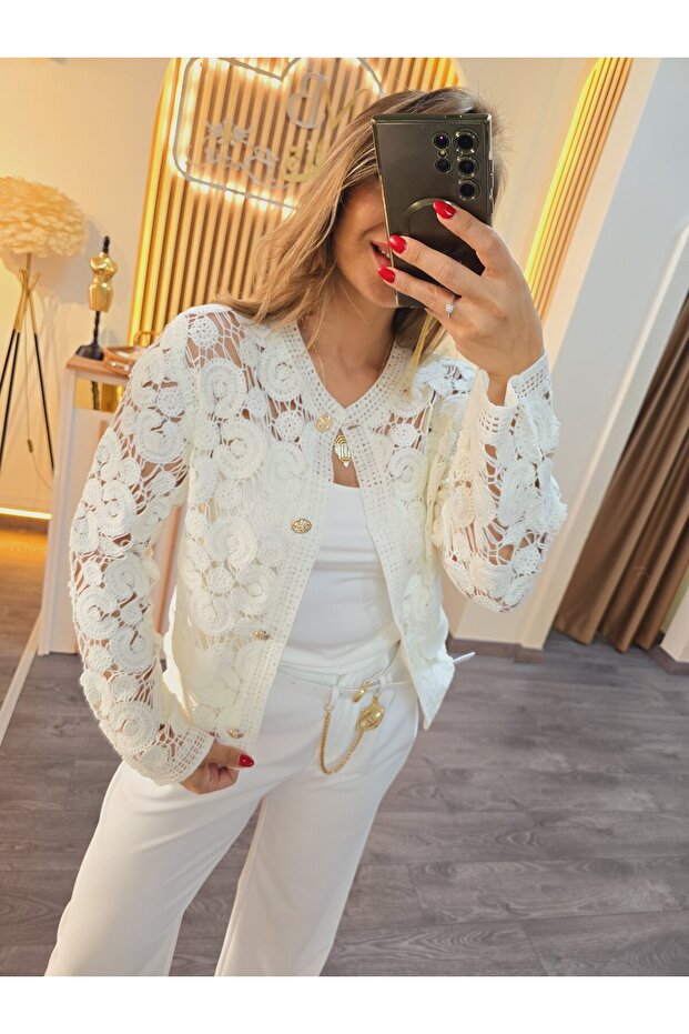 TIĞ ÖRME CEKET - 4