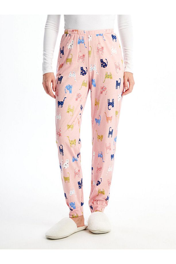 Lcw Beli Lastikli Desenli Kadın Pijama Altı - 2