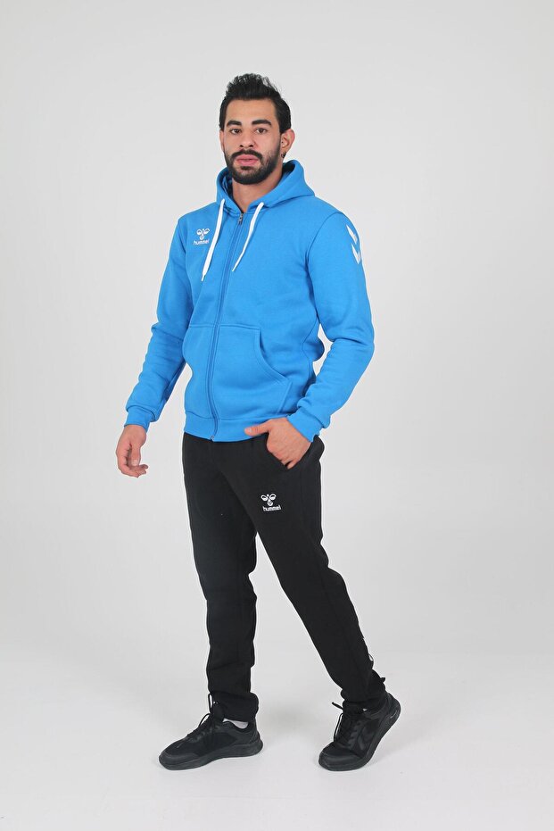 Armin Pamuklu Sweatshirt Mavi - 7