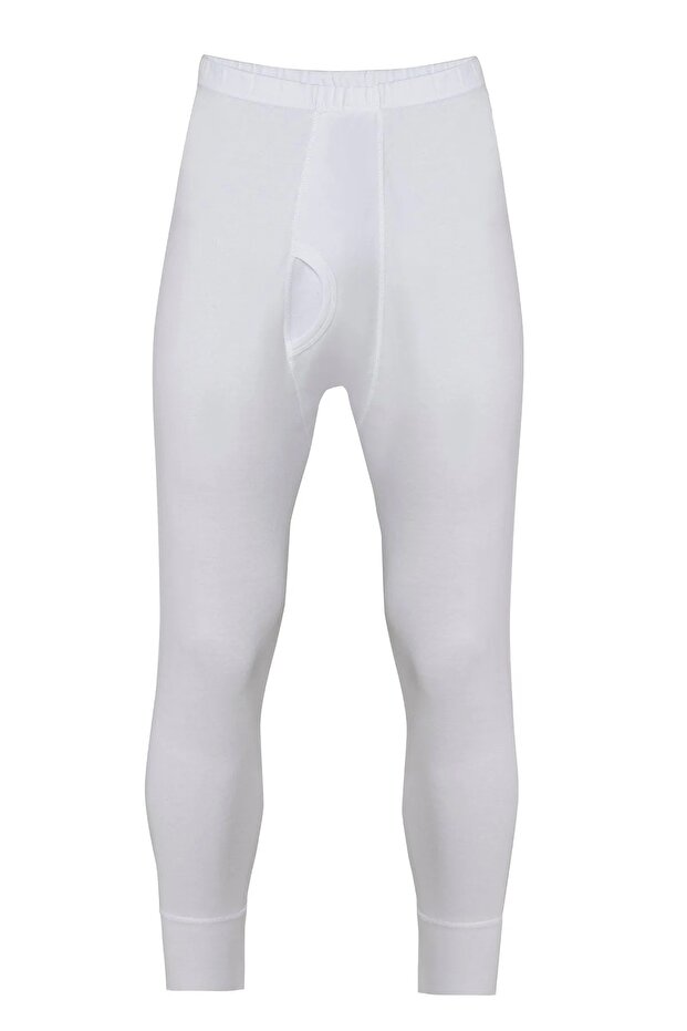 2 Pieces 100% Cotton Interlock Men's Underwear Thermal Leggings