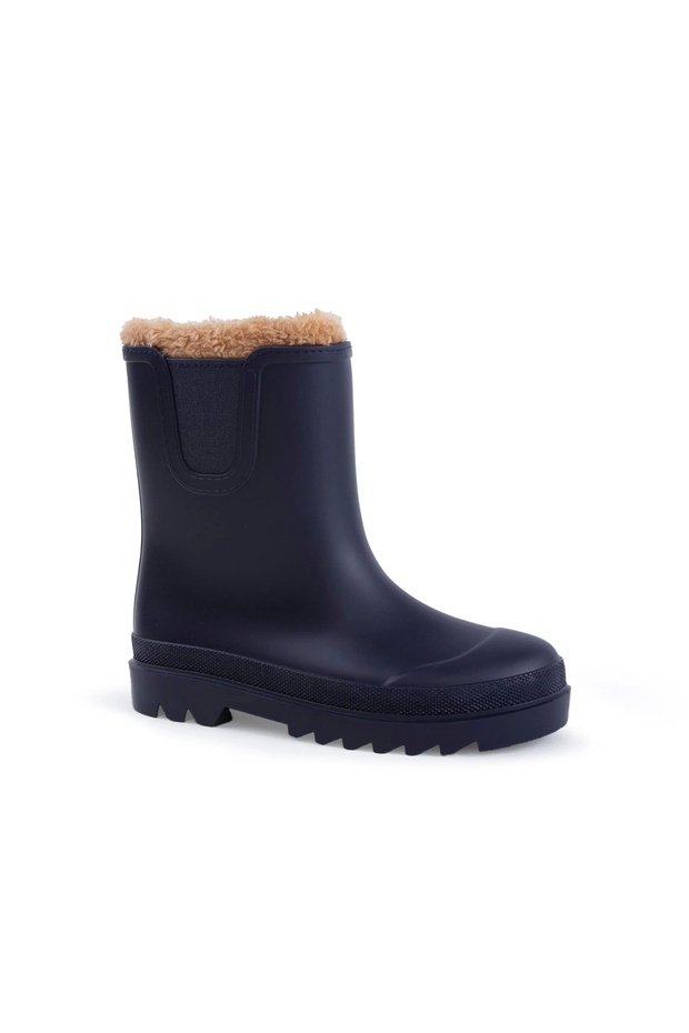 W10290 Tokio Borreguito Children's Furry Boots Marino/Dark Blue
