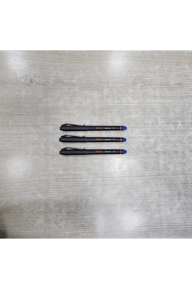 0.7 mm Mavi Roller Kalem 3 adet - 1