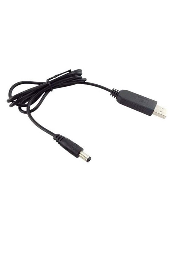 5V 2A'dan 9V 1A'ye USB Güçlendirici 1 Metre Kablo (2.1mm Jaklı LED'siz) - 1