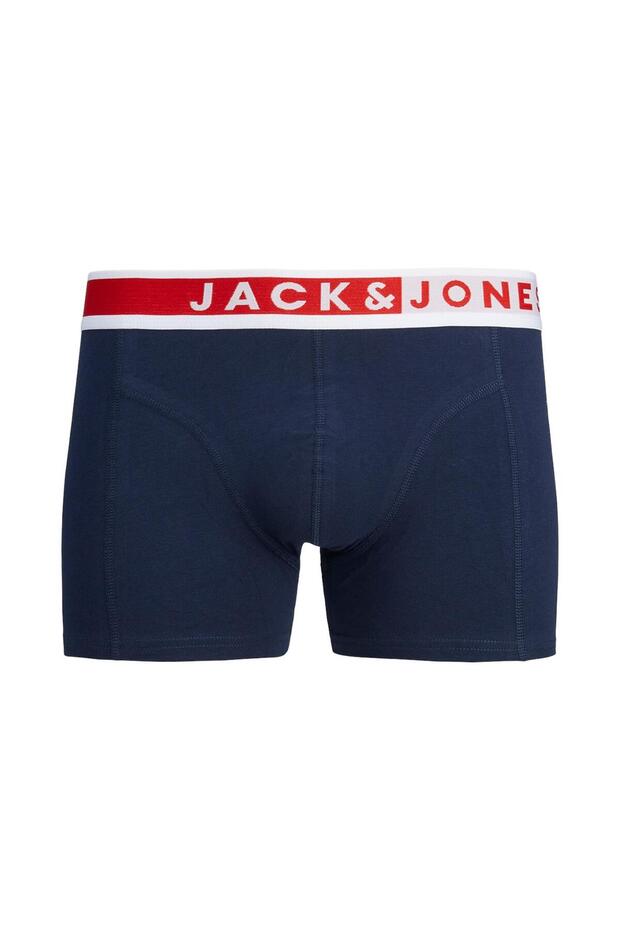 12263890 Jackarim Solid Trunks 3 Pack Kırmızı - 2