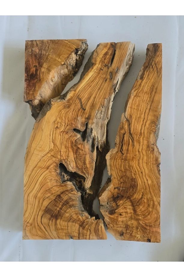 Zeytin Ağacı Ham Tabla - Hobi Epoksi çalışmaları Için 40 X 27 Cm 2/3/4 Parçalı Setler - Kendin Yap! - 2