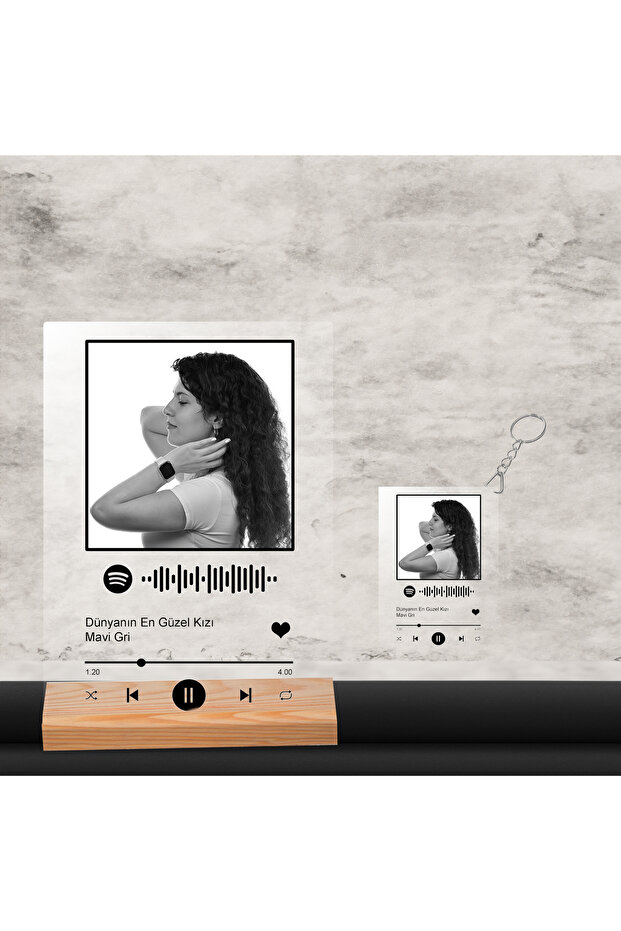 Spotify plaket ve Anahtarlık - 1