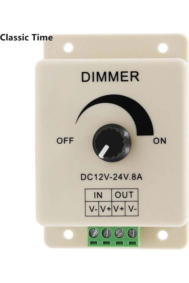 12V-24V 8A Ayarlanabilir Dimmer Anahtarları (Tek LED Şerit için) - 1