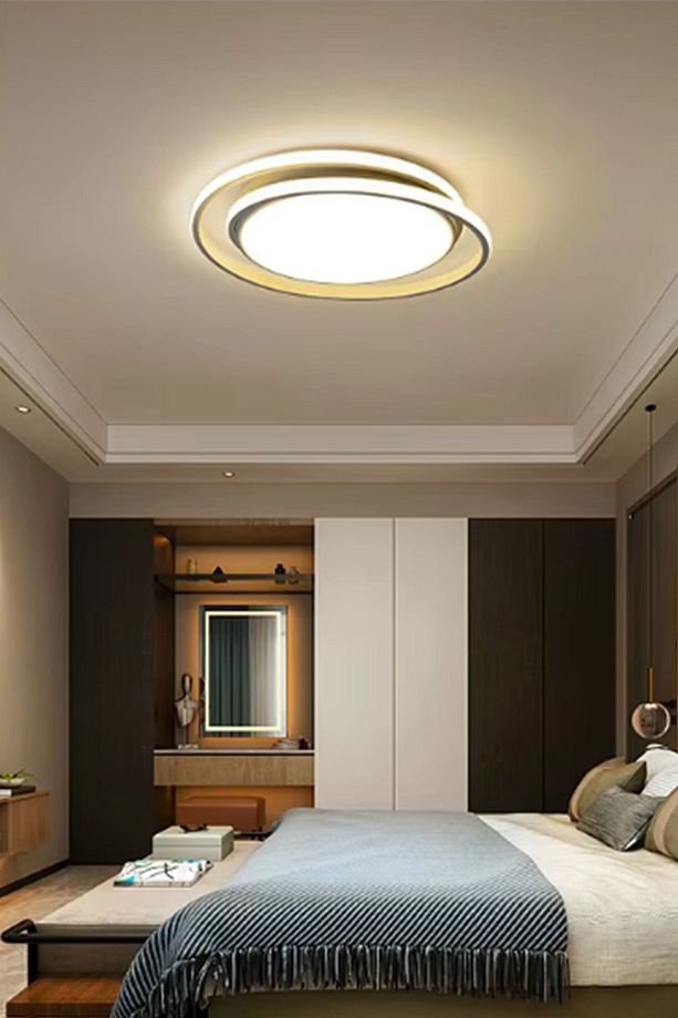 Galaksi Model Yuvarlak Led Avize,yüksek Aydınlatmalı,kumandalı Avize,3 Renk Aydınlatma Tavan Avizesi - 2