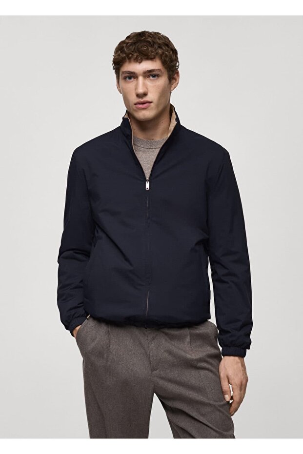 Double Sided Water Repellent Quilted Jacket - 1