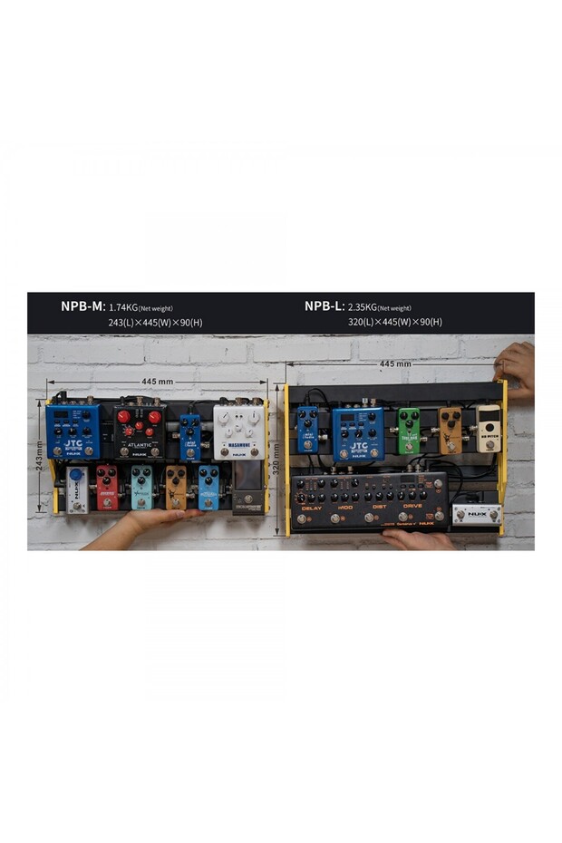 NPB-M Bumblebee Medium Pedalboard - 4