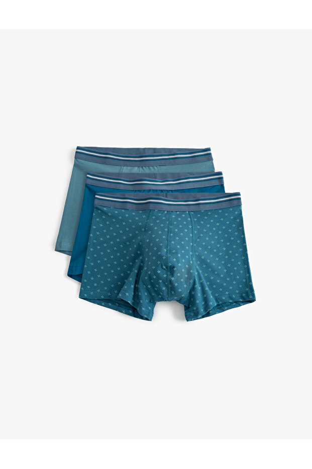 Boxer Set of 3 with Cotton Waist Detail